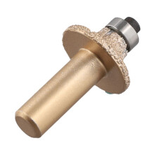 Marmer 31 mm Diameter Bullnose Diamantprofiel Wielfrees Goudkleurig