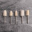 25Pcs set 1/8 inch  Polishing Buffing Points Mounted Imitation Wool For Rotary Tool 2