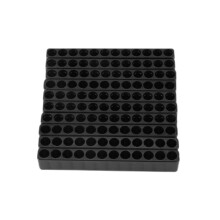 10pcs 12-Hole Screwdriver Bit Holder Box Block Black For Six Angle 6.35mm Handle