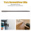 1/4-inch Shank T20 Magnetic Torx Security Screwdriver Bit 150mm Long 5