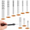 Hand Twist Drill Bits Set,DIY Precision Pin Vise Model  Hand Spiral Drill with 25pcs 0.3mm to 3.0mm Micro-Drill Bits (Black) 7