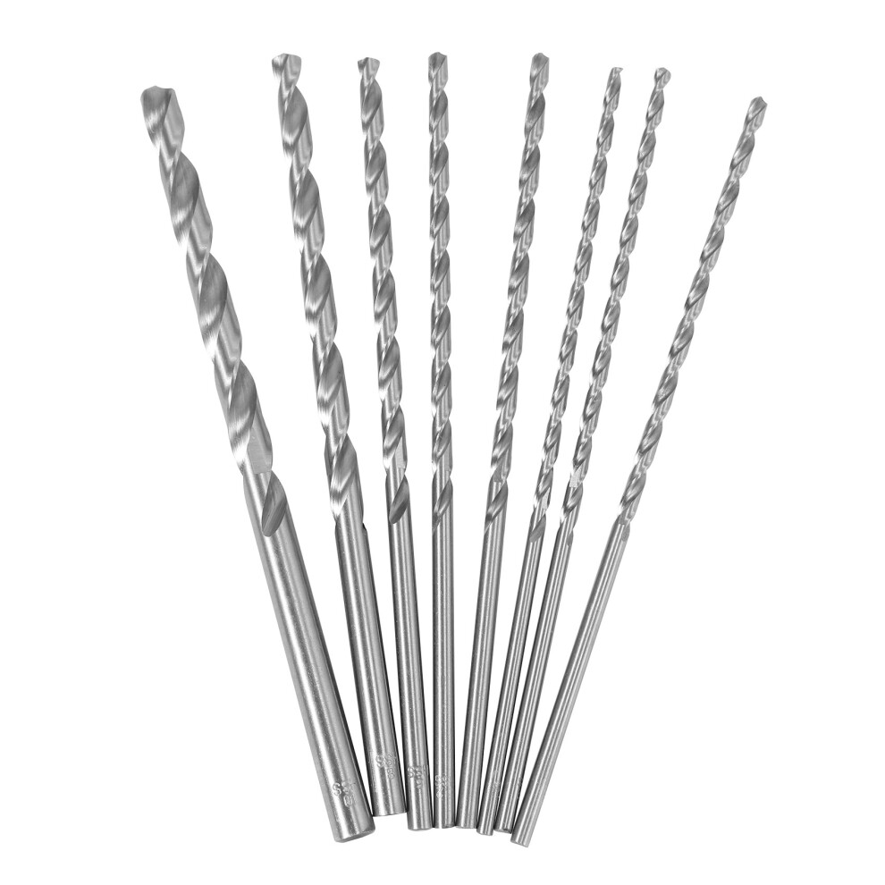 4-10Mm Extra Long 200Mm Hss Twist Drill Straigth Shank Auger Drilling Bit Tool 4711834860581