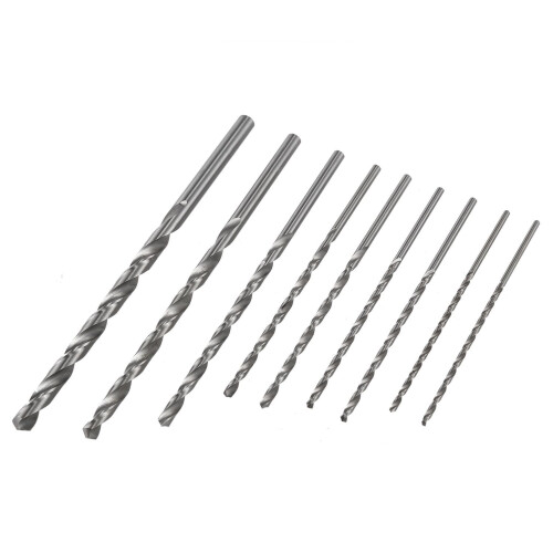 EXTRA LONG HSS DRILL BITS 2mm 2.5mm 3mm 4mm 5mm 6mm SET 2
