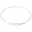 100Loops Memory Beading Wire dla Bransoletka 50Mm-55Mm (2 Cale-2 1/8 Cala) Dia 4