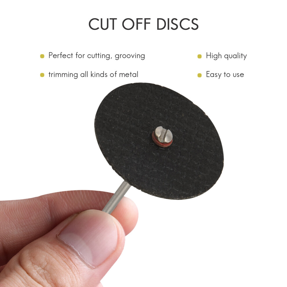 New 100Pcs 32Mm Fiberglass Reinforced Cut Off Wheel Discs For Fit Rotary Tool 6033077631086