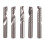 5Pcs 6Mm 1/4 Inch Carbide Cnc Router Bits One Single Flute End Mill Tools 22Mm 1