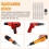 5Pcs S2 Screwdriver Bits Set 100Mm Phillips Strong Magnet Driver Steel Double  Hex Shank With Magnetizer Ring 4