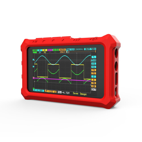 Rubber Protective Case For Ds213 Dso213 Ds203 Dso230 Oscilloscope（Red） 1