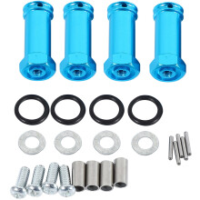 Aluminum 12Mm Hex Hub 24Mm Extension Adapter Wheel Spacer Widener for 1/18 A959 Upgrade Parts Fit A949 A969 A979 RC Car,