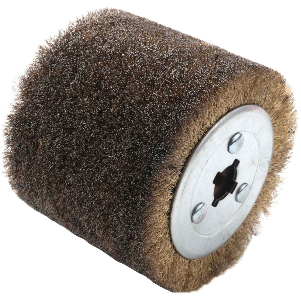 Wire Brush Wheel 0.15Mm Wood Open Paint Polishing Deburring Wheel For Electric Striping Machine 4712444550541