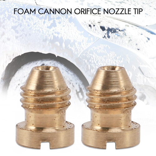 Foam Cannon Orifice Nozzle Tips, High Replacement Thread Nozzle for Snow Foam Lance, 1.0 Mm, 2-Pack 1
