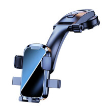 Car Phone Holder for Mini Paceman R61 20112024, Foldable Suction Cup Car Mount, Silver Dashboard Cradle