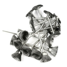 Stainless Steel Wire Brush Set for Rotary Tool Die Grinder Flat Wheel Cup