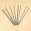 4-10mm Extra Long 200mm HSS Twist Drill Straigth Shank Auger Drilling Bit Tool 8