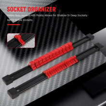 Supporto per Presa per Unità Organizer per Presa ABS, 1/4 Pollici X 32 Clip, 3/8 Pollici X 30 Clip, 1/2 Pollice X 24 Clip, Set da 6 Pezzi