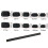 11Pcs Damaged Lug Nut and Lock Remover Twist Socket Set Screw Extractor Tools 8