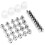 45Pcs P80 Cutting Torch Consumable Kit Electrode Tip Nozzle 1.5mm Cup Roller Guide Wheel Outfit Plasma Cutter Consumable 5