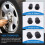 13-Piece Impact Bolt Nut Remover Set, Nut Extractor Socket, Bolt Remover Tool Set 5