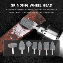 Abrasive Stone Points Set Grinding Wheel Polishing  Bit with 1/4-Inch Shank 7Pcs Grinding Stones