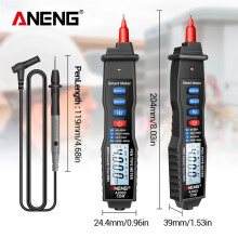 ANENG A3003 MultimèTre NuméRique Type de Stylo MèTre 4000 Comptes Sans Contact Ca / Cc RéSistance de Tension Capacité Hz Testeur Outil Noir