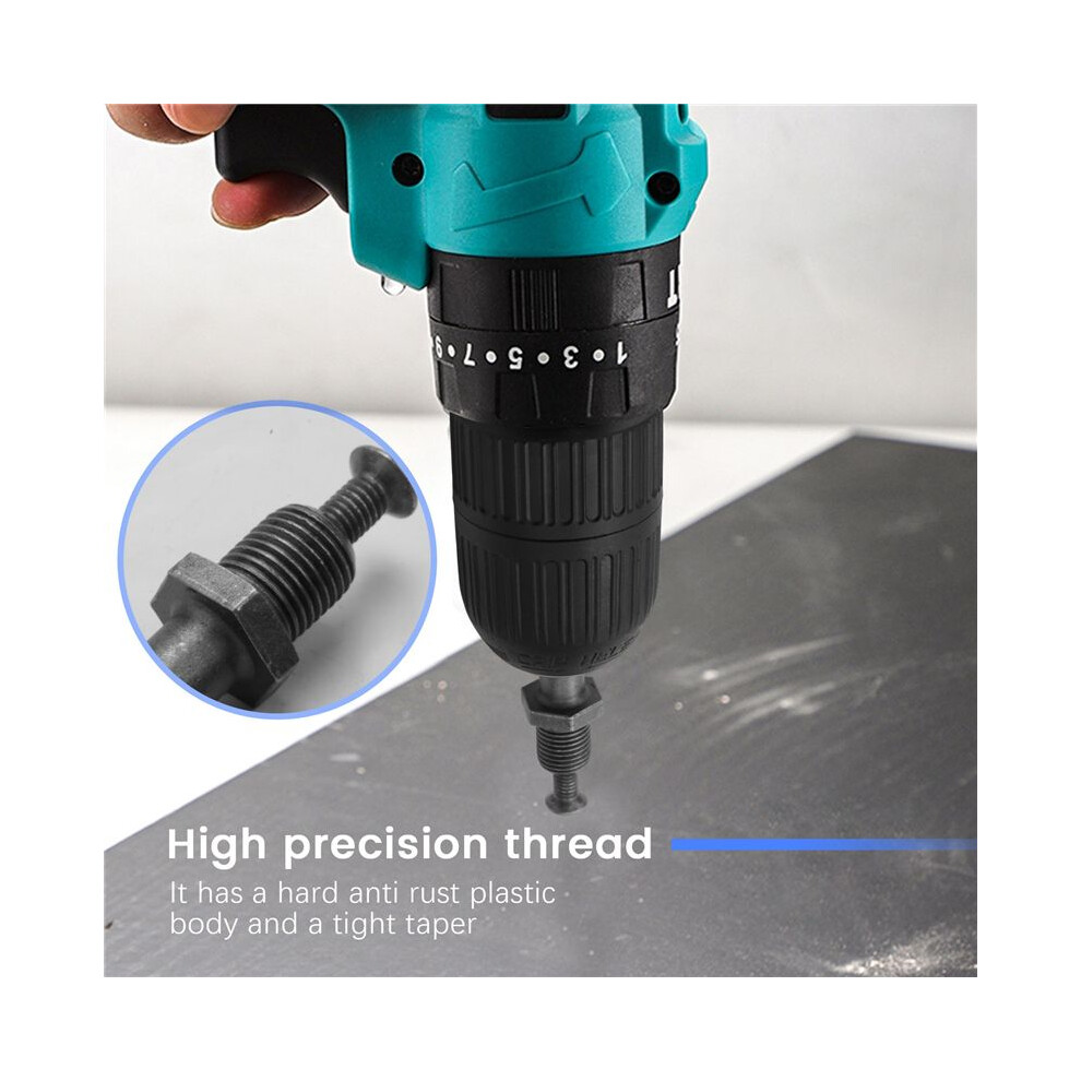 4Pcs Keyless Drill Chuck Conversion Tools, 13Mm Keyless Drill Chuck, Used For Impact Wrench Conversion Hardware Tools 4713038490694