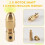 14 Small Electric Drill Chuck 0.5-3mm Electric Mill Copper Chuck Micro-Torque Drill Chuck Set (Hexagonal Wrench) 7