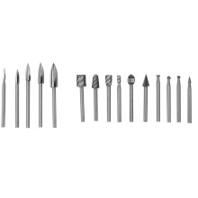 15 Pieces Wood Carving and Engraving Drill Bit Set, Engraving Drill Accessories Bit for DIY Wood Crafts Supplies