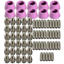 100Pcs AG60 Macchina da Taglio al Plasma Consumabile SG55 Accessori per Taglierina al Plasma Kit per Taglierina per Elettrodi con Punta per Torcia al