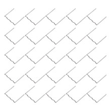 1000Pcs Metal Standard Pre Cut 0.6mm Hot Staples for Plastic Stapler Car Bumper Repair Hine Wires Car Repair Tool