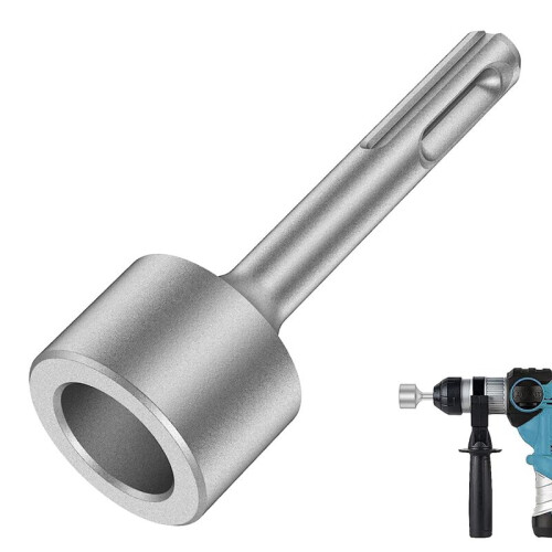 SDS- T Post Ground Rod Driver, Drill Bit Driver Durable Hammer Drill Rod Converter pour Hammer Drill Grounding Rods E