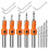 Countersink Drill Bit, 5Pcs Quick Change 8mm Adjustable Countersink Drill Bit Set with 5Pcs Replaceable Drill Bits 1