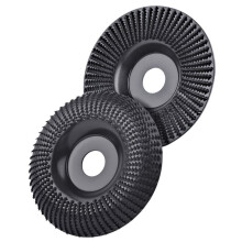 Set van 2 Houtslijpschijven voor Haakse Slijpers 125 Mm, Houtsnijder Raspschijf Slijpschijven voor Haakse Slijpers