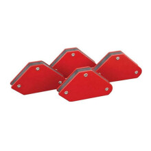 4 Posizionatori Magnetici per Saldatura Set di Strumenti Magnetici Ad Angolo Fisso da 9 Libbre