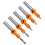 Countersink Drill Bit, 5Pcs Quick Change 8mm Adjustable Countersink Drill Bit Set with 5Pcs Replaceable Drill Bits 6