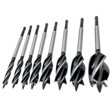 8 Piece Drill Bit for Wood, 4-Flute Drill Bit for Soft & Hard Wood, Plastic, Drywall (10mm-32mm)