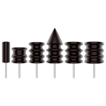 Leather Burnisher Bits for Rotary Tools - 6 Piece Set of Solid Tropical Sandalwood Burnishing Tools Smooth Leather