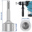 SDS- T Post Ground Rod Driver, Drill Bit Driver Durable Hammer Drill Rod Driver para Hammer Drill Ground Rods D 7