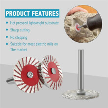 10PCS Stone Carving 40mm Blades, 2023 Engraving Saw Blades Metal Cutting Wheel, Removable Diamond Saw Blade