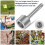 SDS- T Post Ground Rod Driver, Drill Bit Driver Durable Hammer Drill Rod Converter pour Hammer Drill Grounding Rods E 3