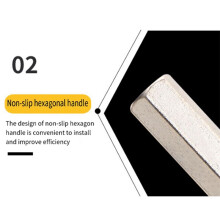 Welding Spot Removal Drill 9-Piece Set of High-Speed Steel Spot Welding Drill Electric Tool Set Decoration Anchor Bit