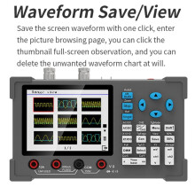 DSO3D12 3.2 Inch Desktop Digital Oscilloscope 120M Bandwidth Dual Channel Multimeter and Signal Generator 3 in 1 120M