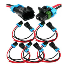 5-Pack Metri-Pack 2-Pin 30 Amp, 280 Series Connectors Multi-Function (Male to Female Pigtail 12GA)