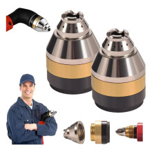 P80 Plasma Cutting Nozzle Protective Cover, Plasma Cutter Tips Electrodes Cover, Contactable Protective Cover (2Pcs)