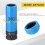 Wheel Protector Impact Socket Set 1/2 Inch Drive Lug Nut Socket, Color-Coded Protective Sleeve(15/17/19/21/22mm) 6