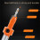6PC Woodworking Countersink Drill Taper Hole Drill Hole Opener Set Hexagon Screw Hardware Tools Countersink Drill. 4