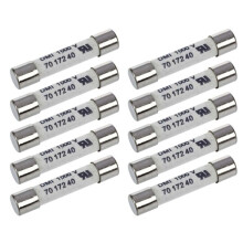 1000V 500MA 10 Peças 6.3X32mm Multifuncional Conveniente Portátil Prático Fusível de Cerâmica Branco para Multímetro