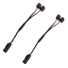 2X Motorrad Shunt Circuit Socket Extension Adapter Schnellverbindungskabel für R1200GS R1250GS R 1200 1250 R18 RnineT