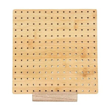 Holz-Häkelbrett-Set mit Edelstahl-Stabnadeln zum Stricken Von Granny Squares, Häkelbrett-Bastelarbeiten, 23,5 cm