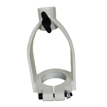 Square Hole Drill Bit Adapter Drill Attachment for Table Drill Non-Slip Square Hole Hand Drills Fixing Bracket White