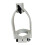 Square Hole Drill Bit Adapter Drill Attachment for Table Drill Non-Slip Square Hole Hand Drills Fixing Bracket White 1